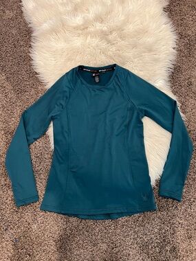 Spyder Women’s Teal-Blue Long Sleeve Performance Tee